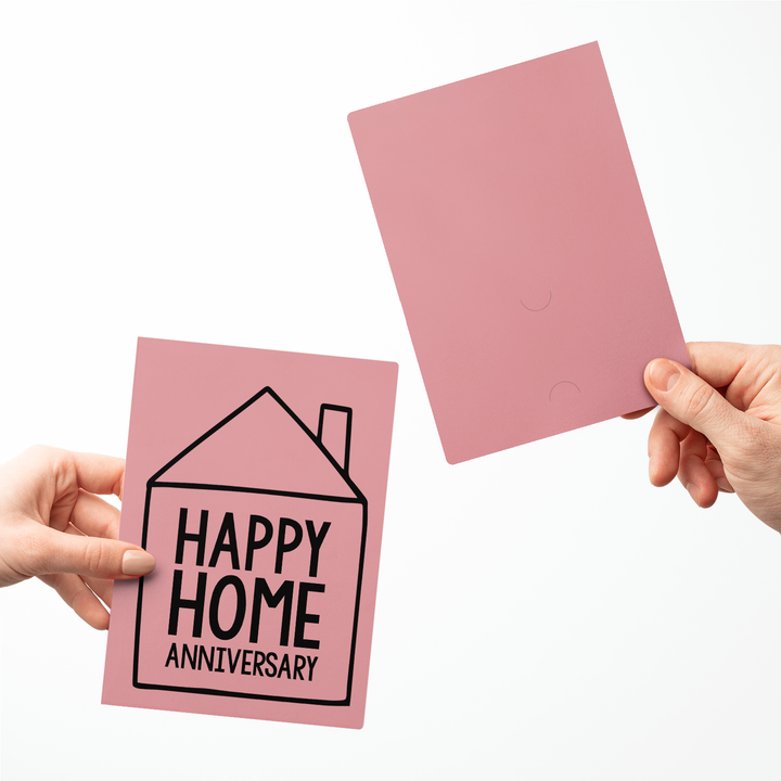 Set of Happy Home Anniversary Greeting Cards | Envelopes Included