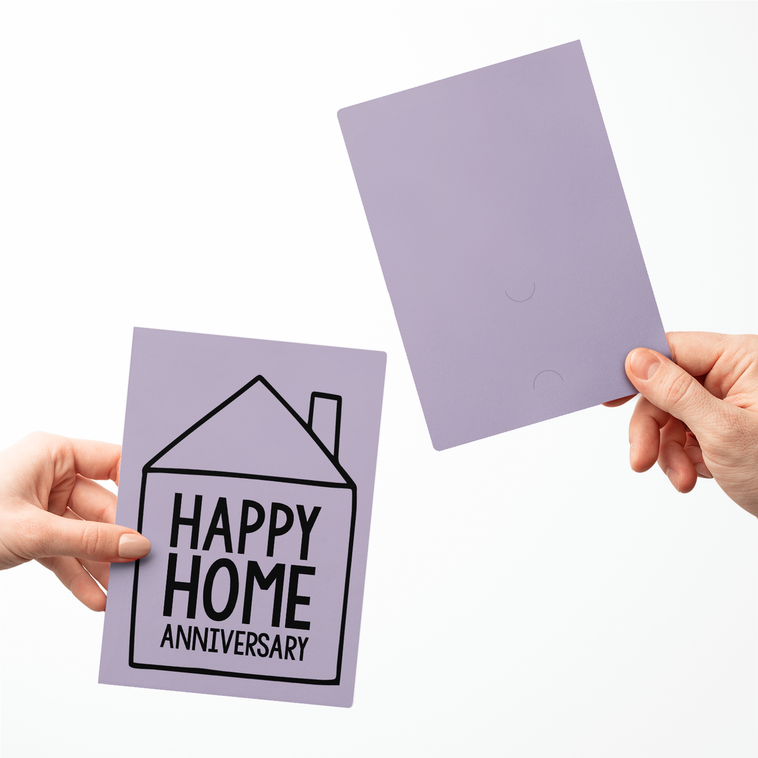 Set of Happy Home Anniversary Greeting Cards | Envelopes Included