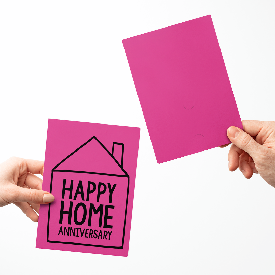 Set of Happy Home Anniversary Greeting Cards | Envelopes Included