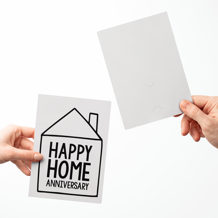 Set of Happy Home Anniversary Greeting Cards | Envelopes Included