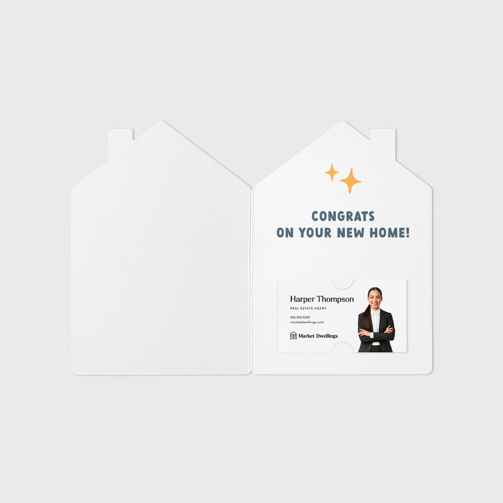 Set of Happy Closing Day Greeting Cards | Envelopes Included | 48-GC002-AB Greeting Card Market Dwellings