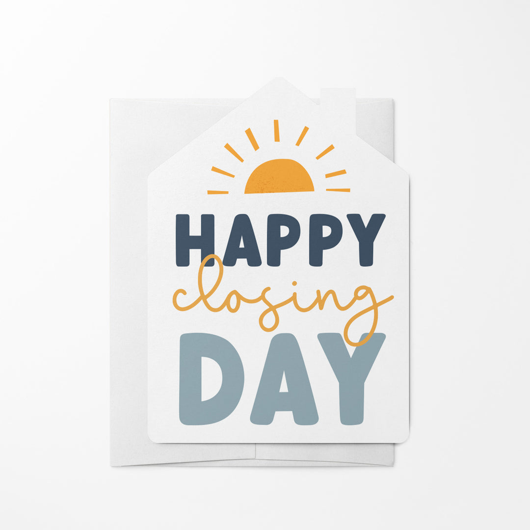Set of Happy Closing Day Greeting Cards | Envelopes Included | 48-GC002-AB Greeting Card Market Dwellings