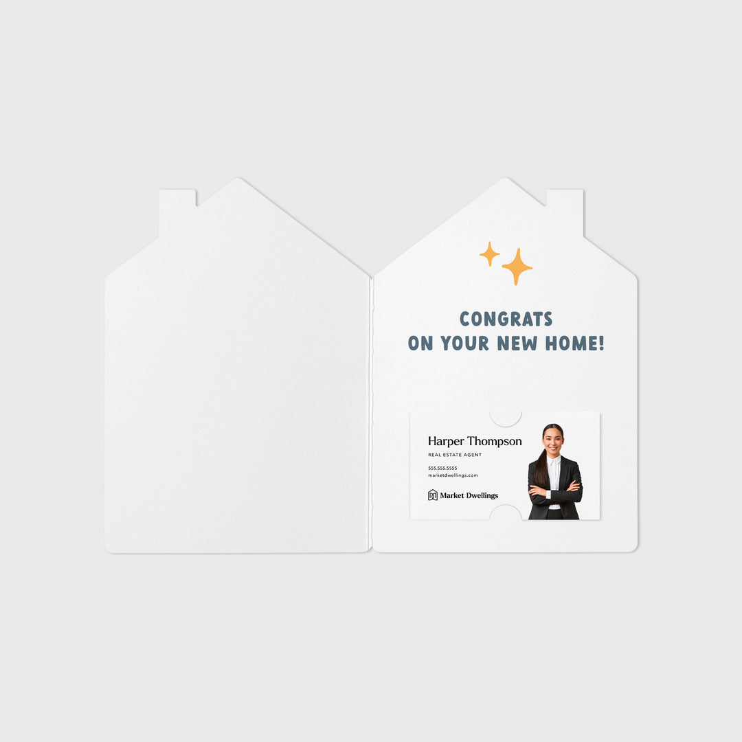 Set of Happy Closing Day Greeting Cards | Envelopes Included | 48-GC002-AB Greeting Card Market Dwellings