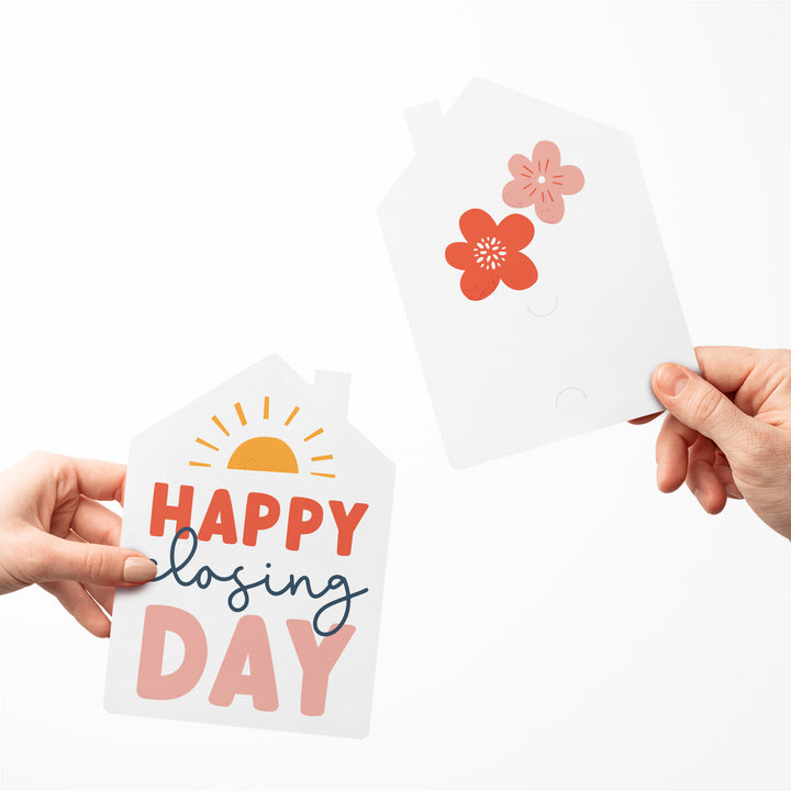 Set of Happy Closing Day Greeting Cards | Envelopes Included | 48-GC002-AB Greeting Card Market Dwellings