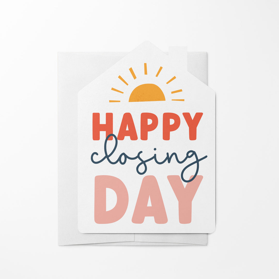 Set of Happy Closing Day Greeting Cards | Envelopes Included | 48-GC002-AB Greeting Card Market Dwellings