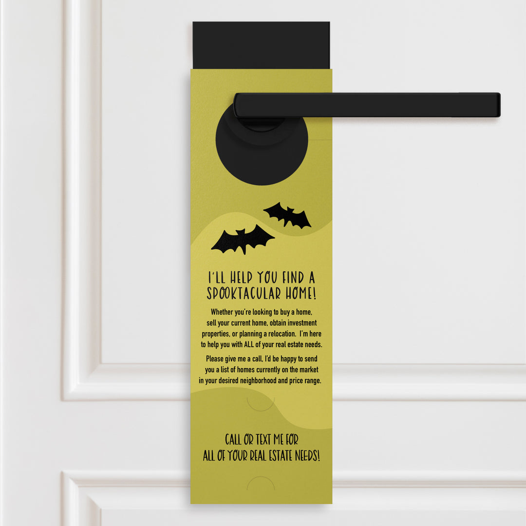 Looking For a Franken Sweet New Home? | Real Estate Door Hangers Holiday Door Hanger Market Dwellings