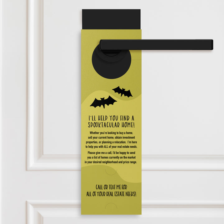 Looking For a Franken Sweet New Home? | Real Estate Door Hangers Holiday Door Hanger Market Dwellings