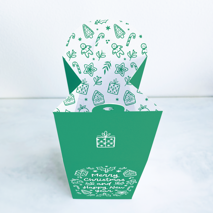 Merry Christmas and Happy New Year Pop By Box | Real Estate | 20-BX1-AB Holiday Pop By Box Market Dwellings