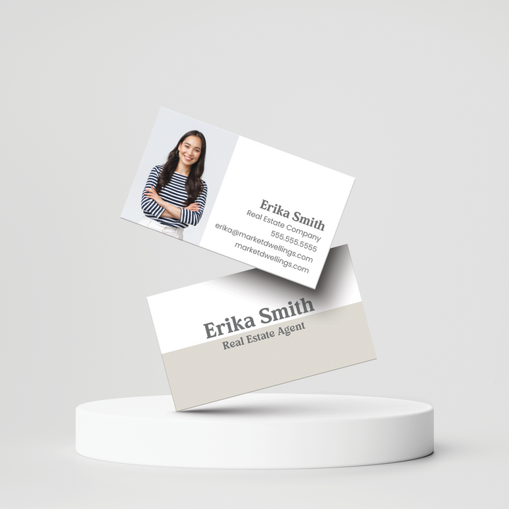 Clean Slate Minimalist Business Cards | BC-01 Business Cards Market Dwellings
