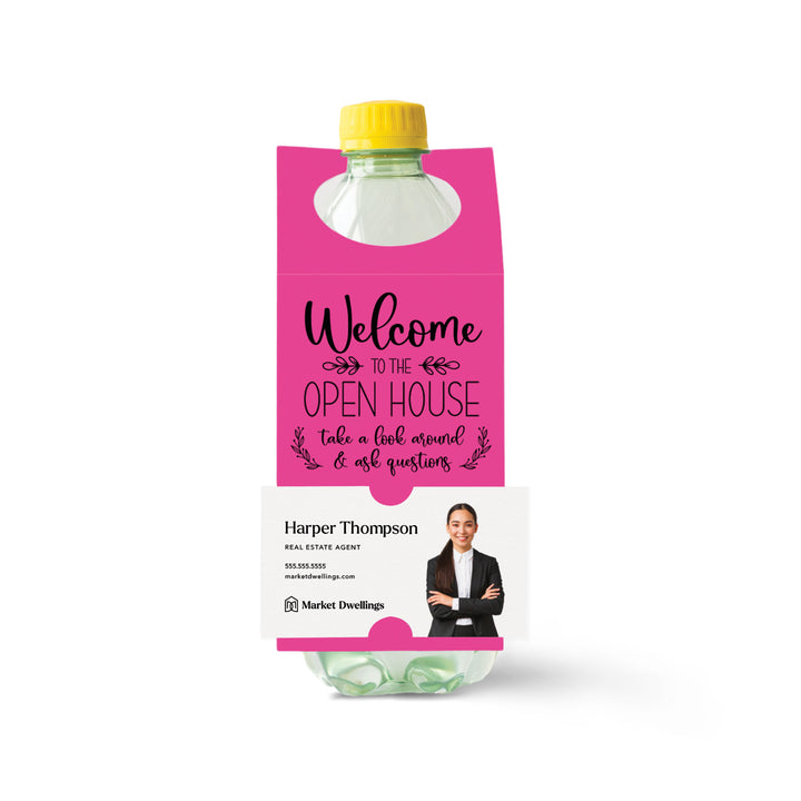 Welcome to the Open House | Bottle Hang Tags Bottle Tag Market Dwellings RAZZLE BERRY