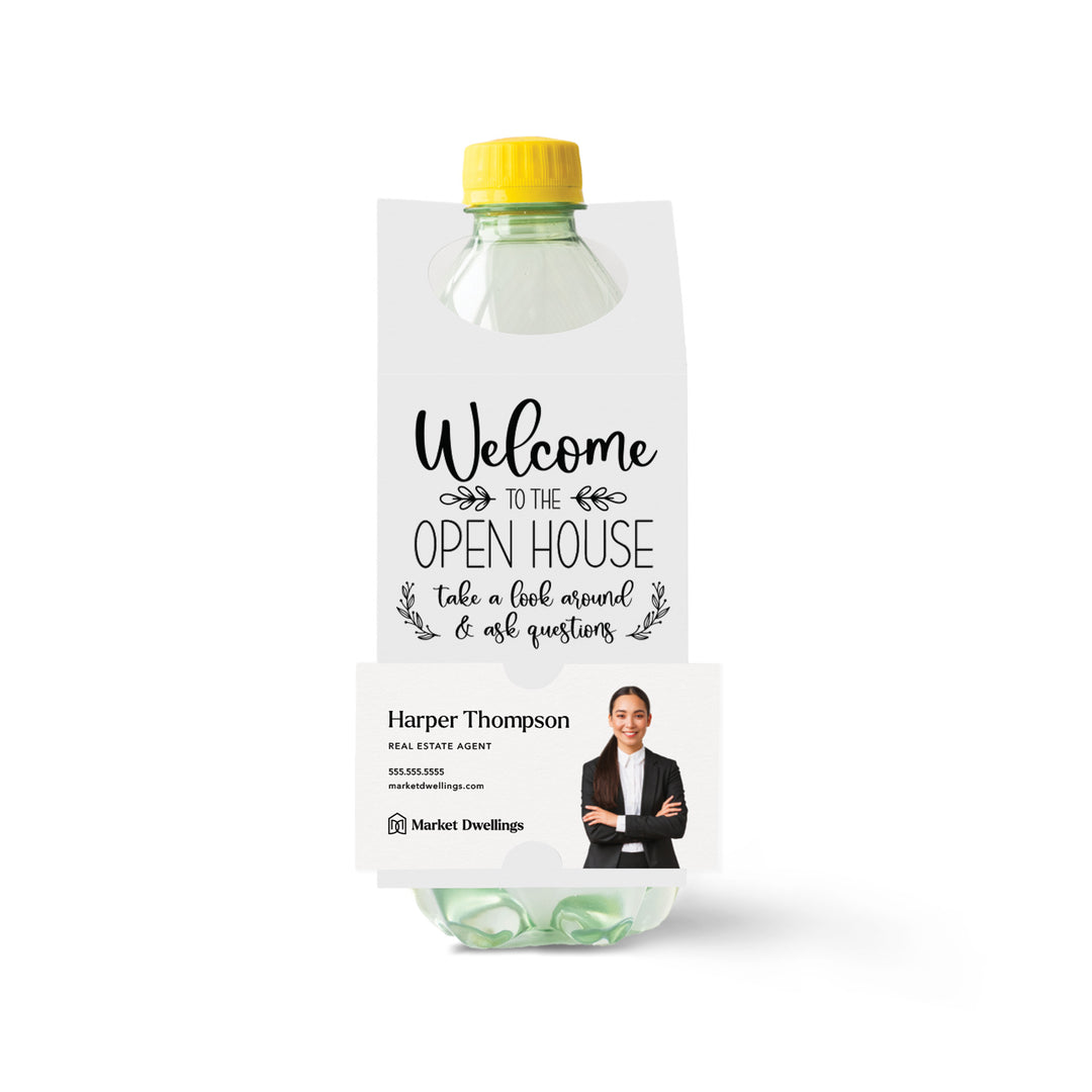 Welcome to the Open House | Bottle Hang Tags Bottle Tag Market Dwellings WHITE