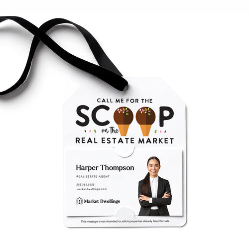 Call Me For the Scoop on the Real Estate Market | Gift Tags Gift Tag Market Dwellings
