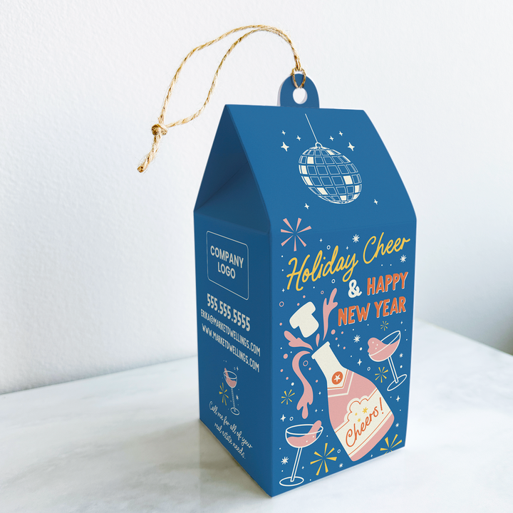 Holiday Cheer & Happy New Year Pop By Box | Real Estate | 14-BX1 Holiday Pop By Box Market Dwellings