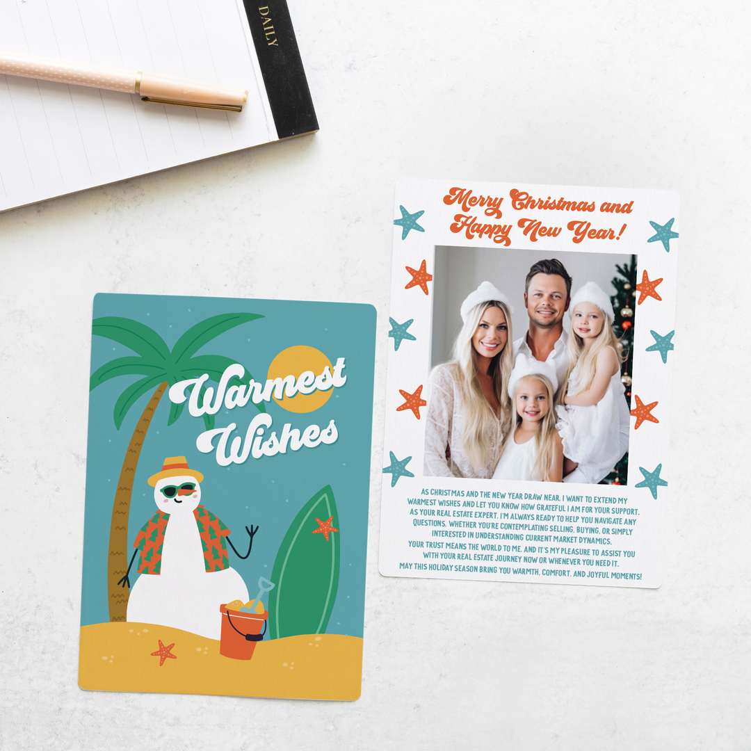 Set of Warmest Wishes | Christmas Mailers | Envelopes Included | M28-M006