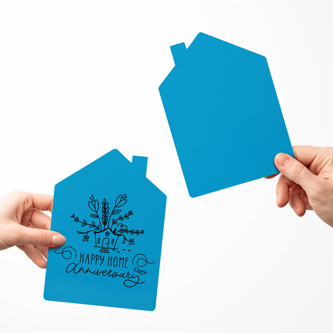 Set of Happy Home Anniversary Greeting Cards | Envelopes Included | 8-GC002 Greeting Card Market Dwellings