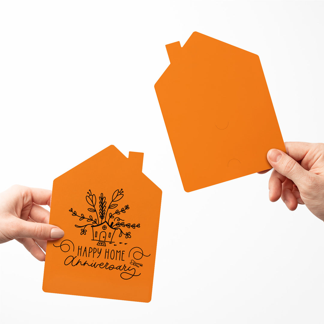Set of Happy Home Anniversary Greeting Cards | Envelopes Included | 8-GC002 Greeting Card Market Dwellings