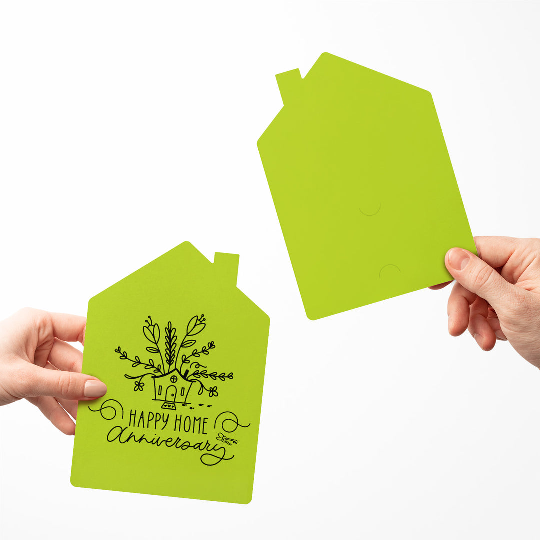 Set of Happy Home Anniversary Greeting Cards | Envelopes Included | 8-GC002 Greeting Card Market Dwellings