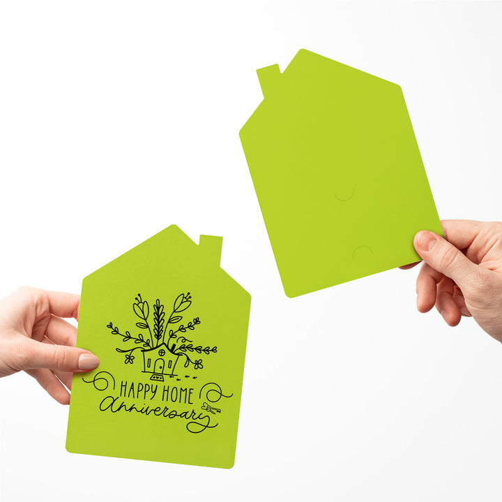 Set of Happy Home Anniversary Greeting Cards | Envelopes Included | 8-GC002 Greeting Card Market Dwellings