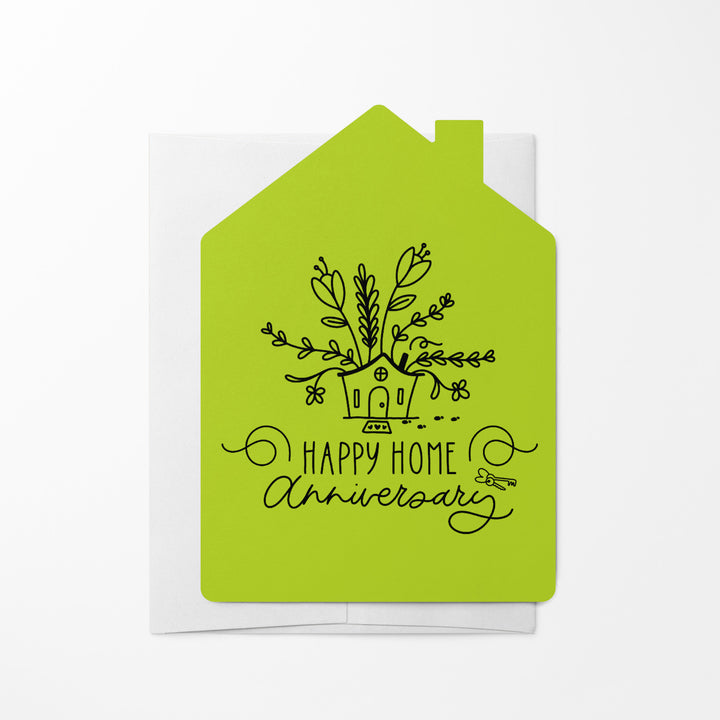 Set of Happy Home Anniversary Greeting Cards | Envelopes Included | 8-GC002 Greeting Card Market Dwellings