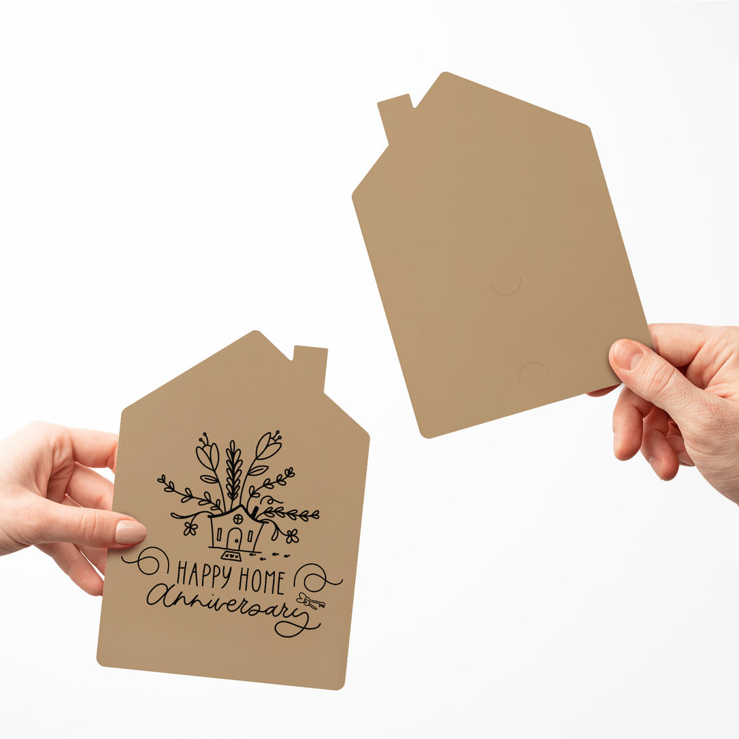 Set of Happy Home Anniversary Greeting Cards | Envelopes Included | 8-GC002 Greeting Card Market Dwellings