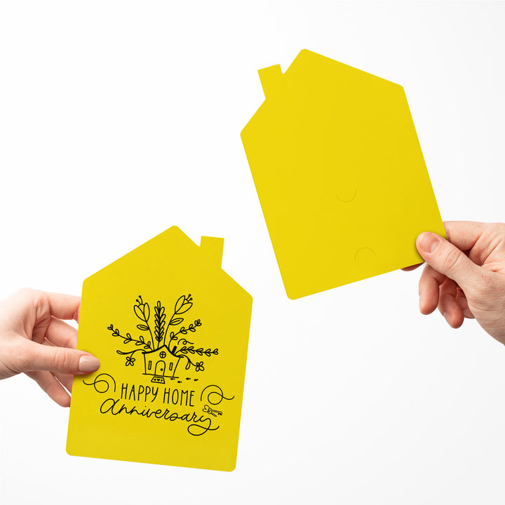 Set of Happy Home Anniversary Greeting Cards | Envelopes Included | 8-GC002 Greeting Card Market Dwellings