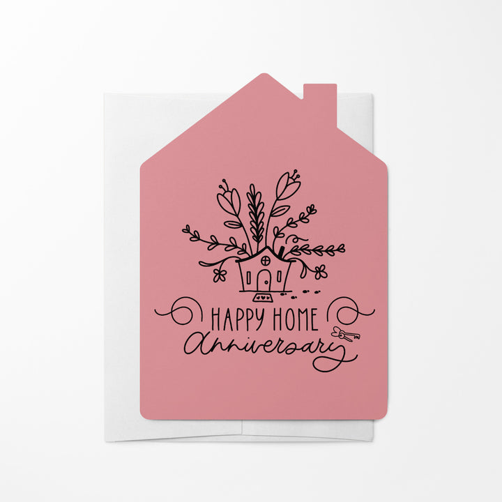 Set of Happy Home Anniversary Greeting Cards | Envelopes Included | 8-GC002