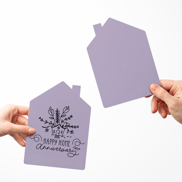 Set of Happy Home Anniversary Greeting Cards | Envelopes Included | 8-GC002