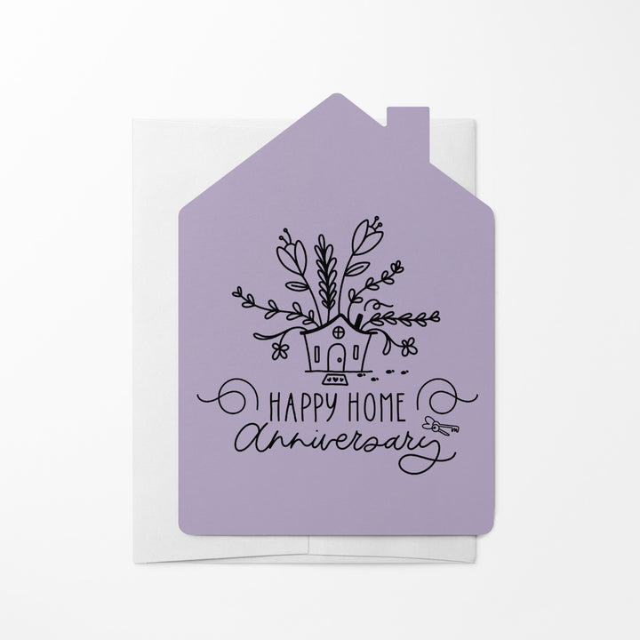 Set of Happy Home Anniversary Greeting Cards | Envelopes Included | 8-GC002