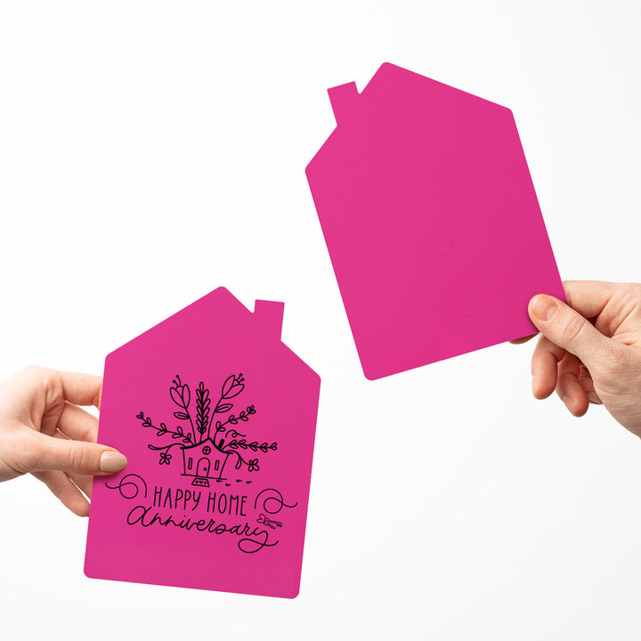 Set of Happy Home Anniversary Greeting Cards | Envelopes Included | 8-GC002