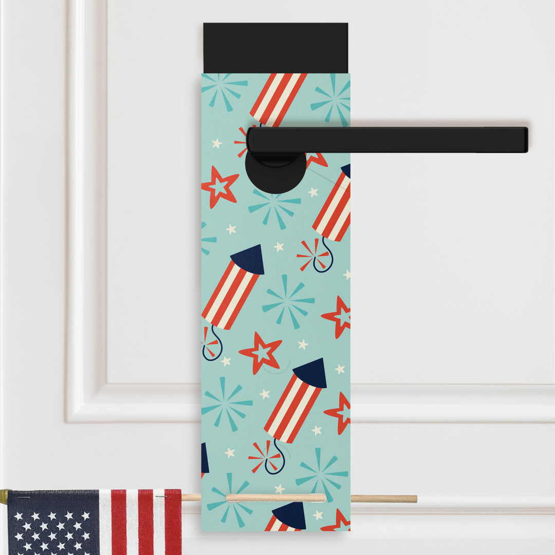 Have a Poppin' 4th of July! | 4th Of July Door Hangers | 9-DH004 Holiday Door Hanger Market Dwellings