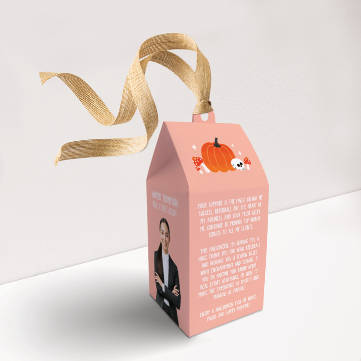 Hocus Pocus, Your Referrals Are My Focus Pop By Box | Real Estate | 69-BX1 Holiday Pop By Box Market Dwellings