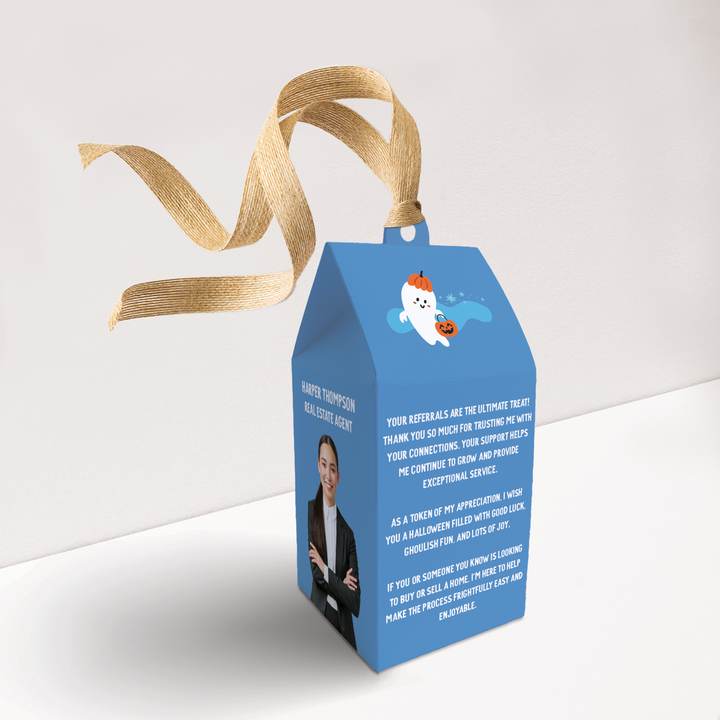 Ghoul Luck and Many Thanks For Your Referrals Pop By Box | Real Estate | 73-BX1 Holiday Pop By Box Market Dwellings