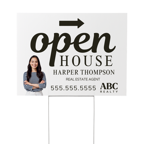 Directional Yard Sign Yard Sign Market Dwellings