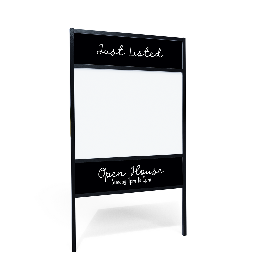 Set of 10 | Customizable Real Estate Sign Riders | DSR-4 Sign Rider Market Dwellings
