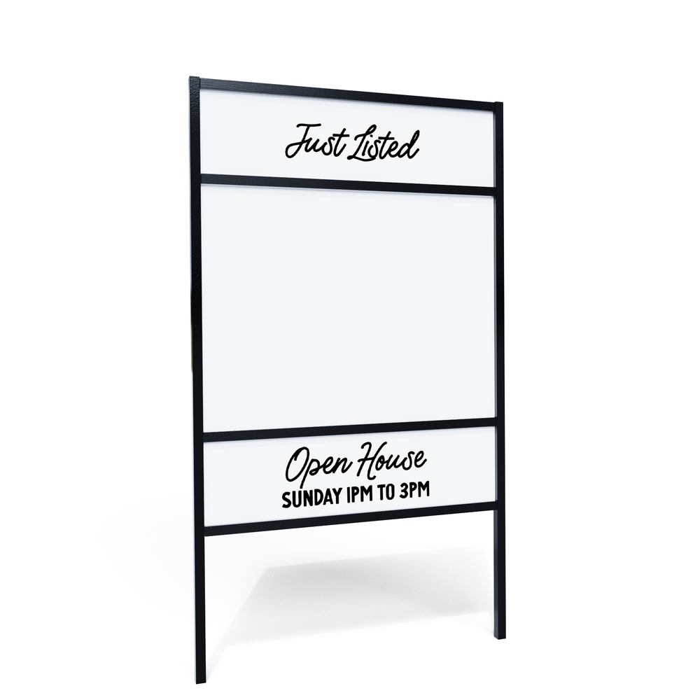 Set of 10 | Customizable Real Estate Sign Riders | DSR-5 Sign Rider Market Dwellings