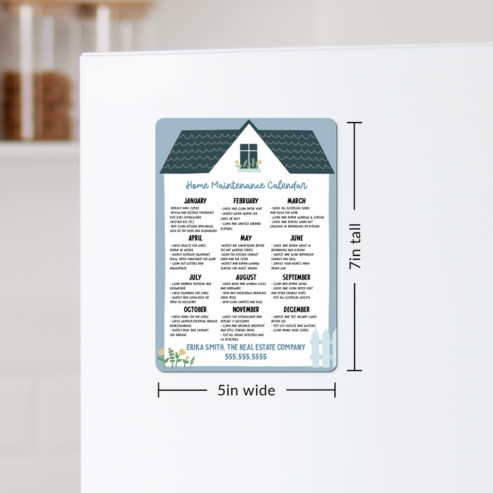 Customizable | Home Maintenance Refrigerator Magnets | DSM57-15 Magnet Market Dwellings   