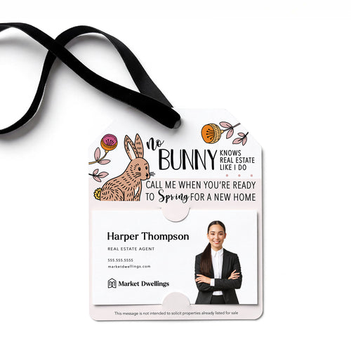 No Bunny Knows Real Estate Like I Do | Gift Tags Gift Tag Market Dwellings
