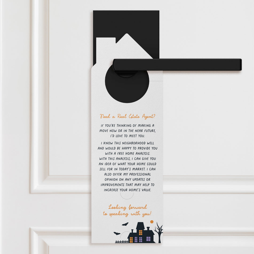 It's A Boo-Tiful Time To Buy Or Sell A Home! Door Hangers Holiday Door Hanger Market Dwellings