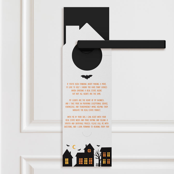 What Neighborhood Will You Be Trick-or-Treating In This Year? Door Hangers Holiday Door Hanger Market Dwellings