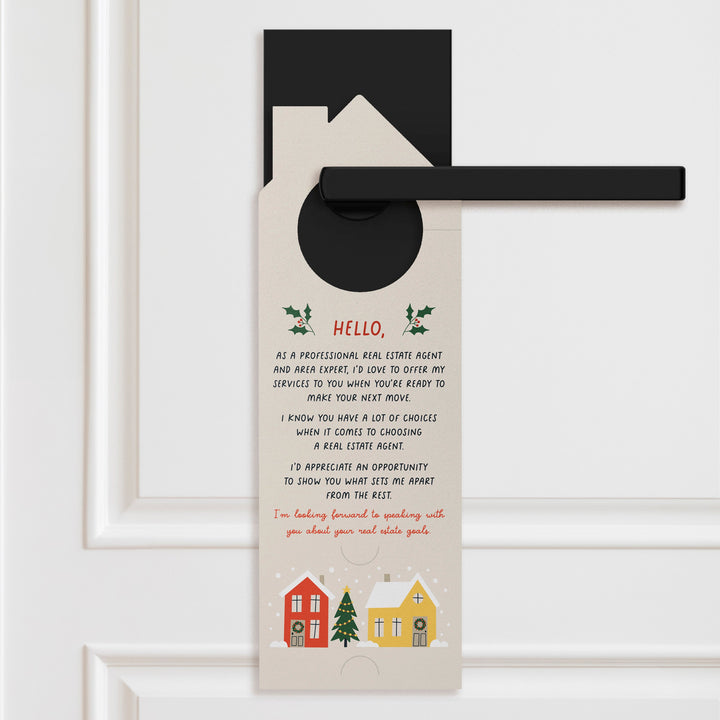 Is A New Home On Your Christmas List This Year? Door Hangers Holiday Door Hanger Market Dwellings