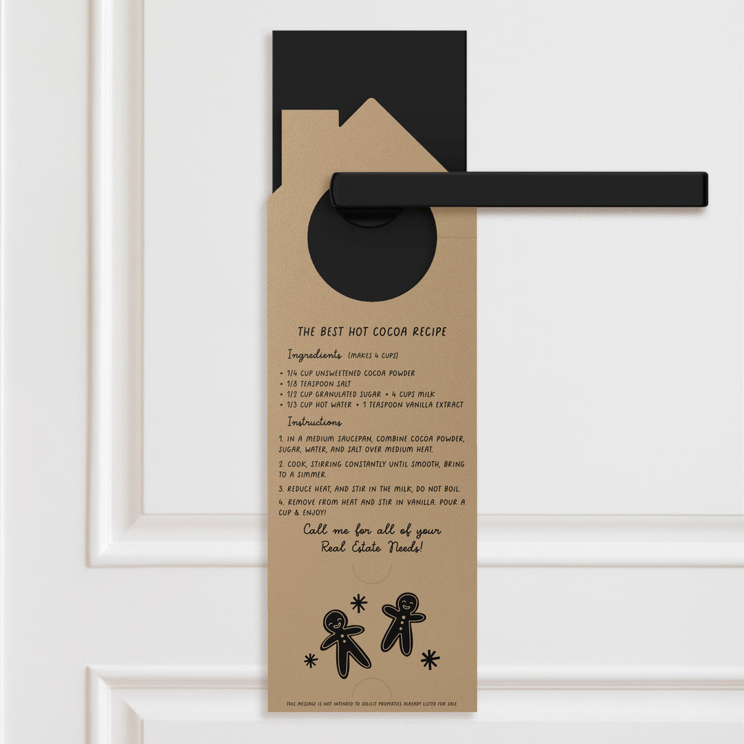 Keep Warm and Drink Cocoa Door Hangers Season Door Hanger Market Dwellings