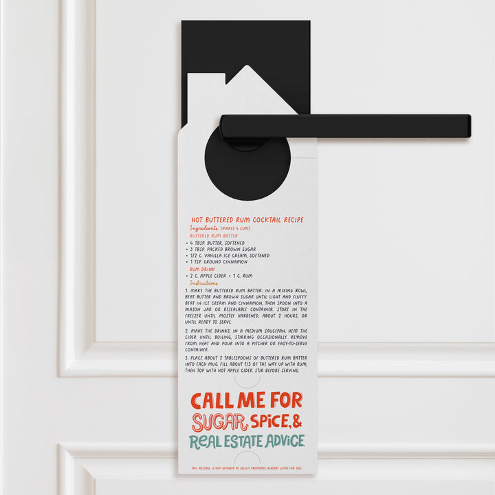 Hot Buttered Rum Recipe Door Hangers Season Door Hanger Market Dwellings