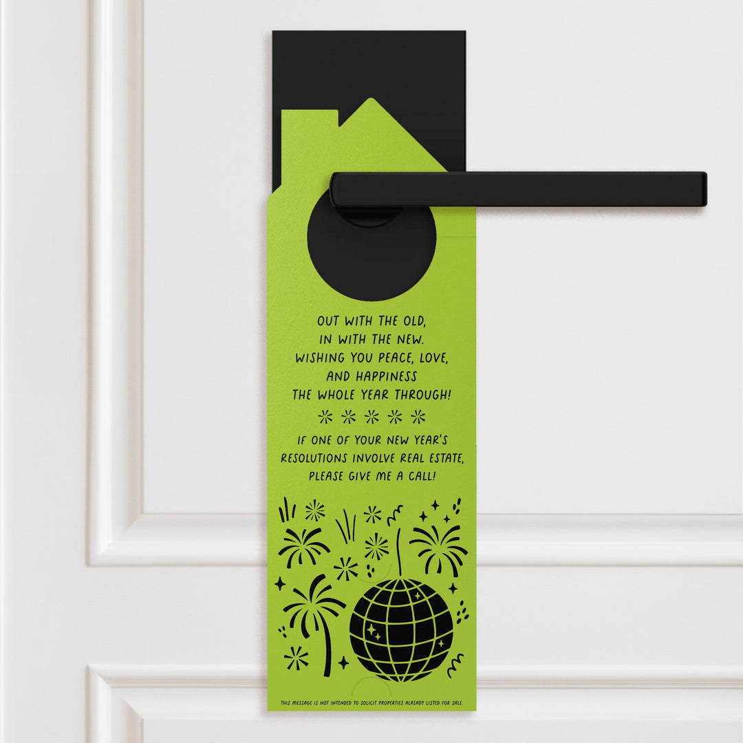 The Best Is Yet To Come! Happy New Year! Door Hangers Holiday Door Hanger Market Dwellings