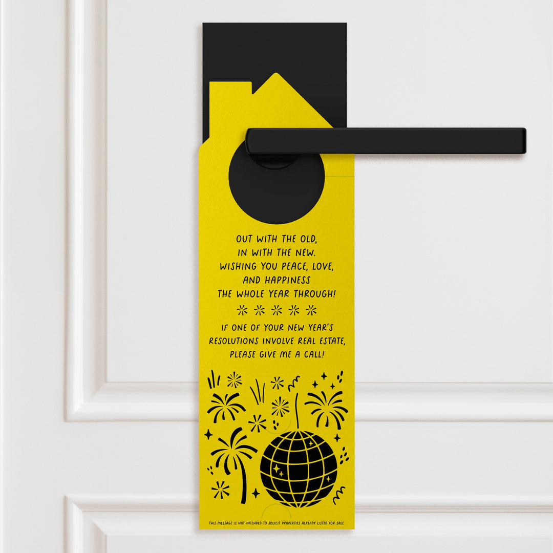 The Best Is Yet To Come! Happy New Year! Door Hangers Holiday Door Hanger Market Dwellings