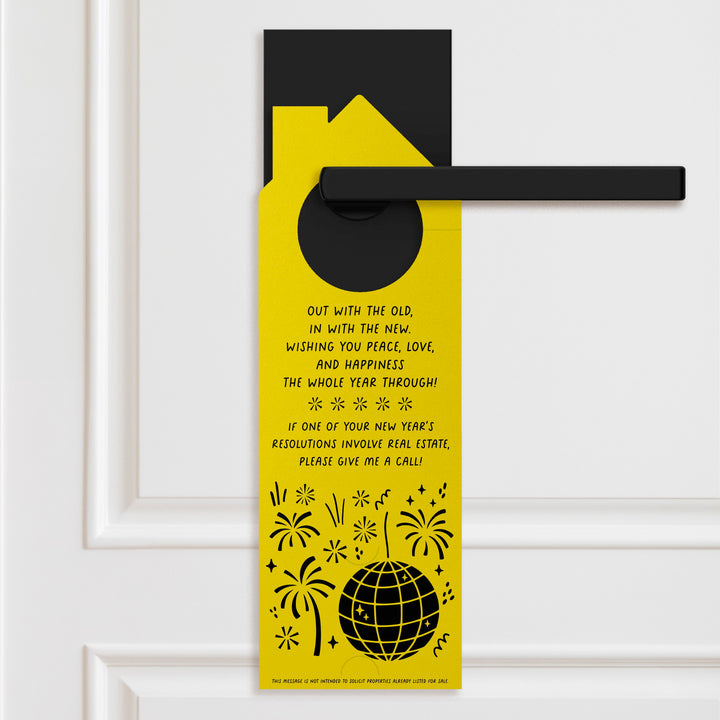 The Best Is Yet To Come! Happy New Year! Door Hangers Holiday Door Hanger Market Dwellings