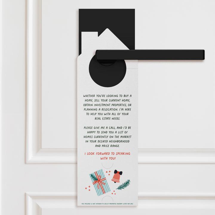 Warmest Wishes From Your Neighborhood Real Estate Agent Door Hangers Holiday Door Hanger Market Dwellings