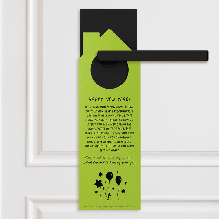 New Year, New Home? Door Hangers Holiday Door Hanger Market Dwellings