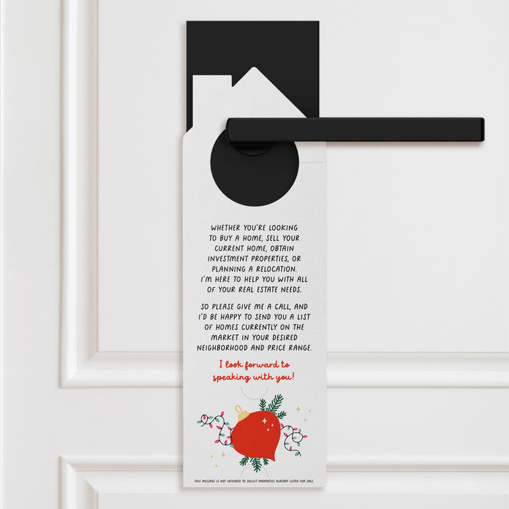 I Can Help You Find The Perfect Home To Deck Your Halls! Door Hangers Holiday Door Hanger Market Dwellings