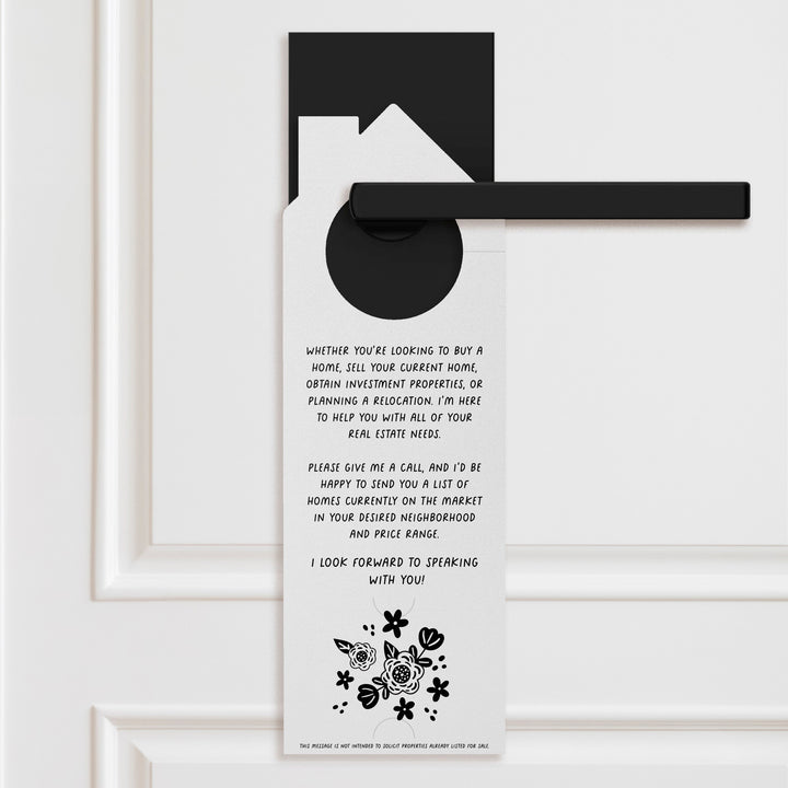 Roses Are Red. Violets Are Blue. I Sold Your Neighbor's House, And I Can Sell Yours Too! Door Hangers Holiday Door Hanger Market Dwellings