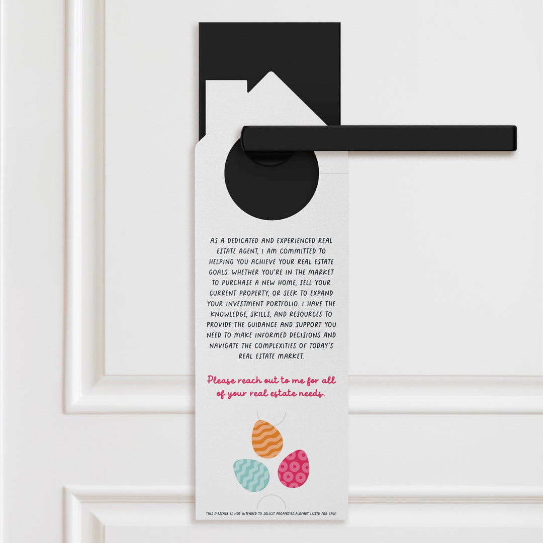 Looking For An Egg-Ceptional Real Estate Agent? Door Hangers Season Door Hanger Market Dwellings